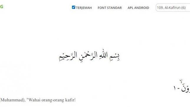 Download 67+ Contoh Surat Al Kafirun Dan Terjemahannya Terbaik Gratis
