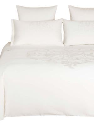 From the Medallion Heart Collection. Medallion Heart is an artful yarn dyed jacquard collection, eng