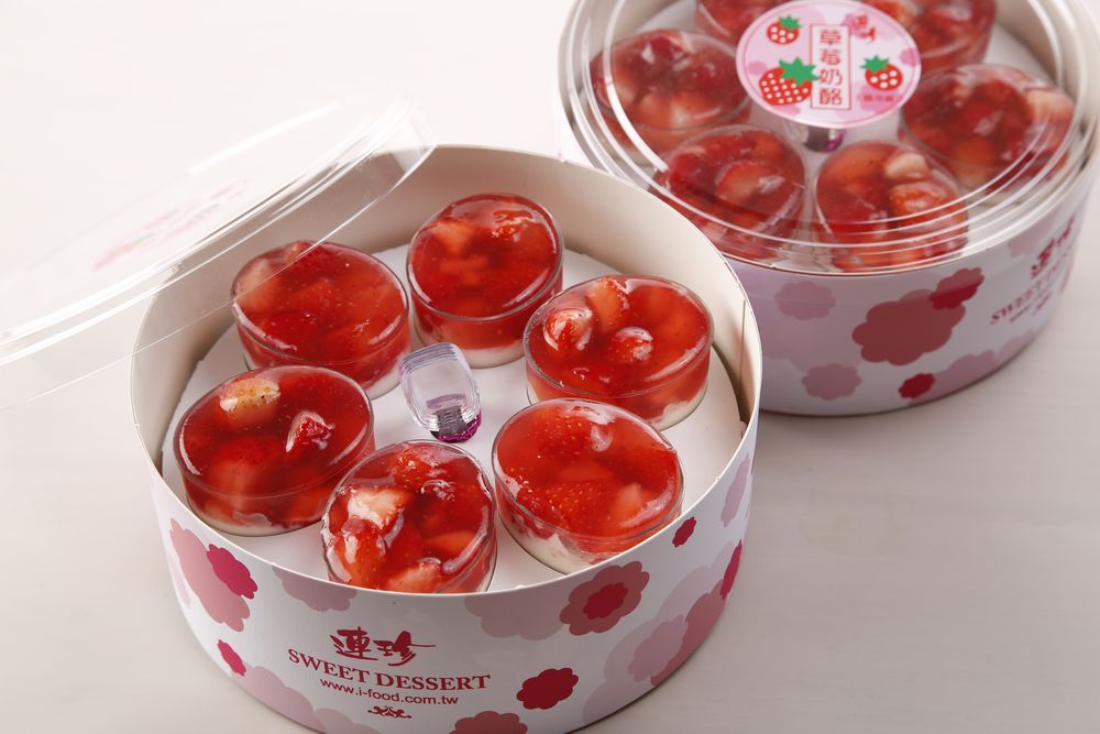 【連珍】草莓奶酪+芋泥球組
