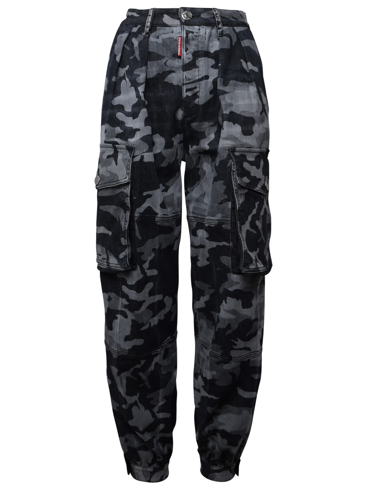 Dsquared2 Gray Cotton Jeans