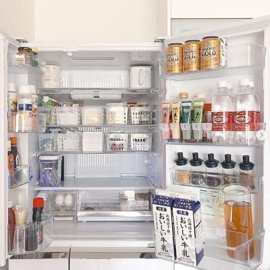 収納術 超使える 100均アイテムを使った冷蔵庫収納