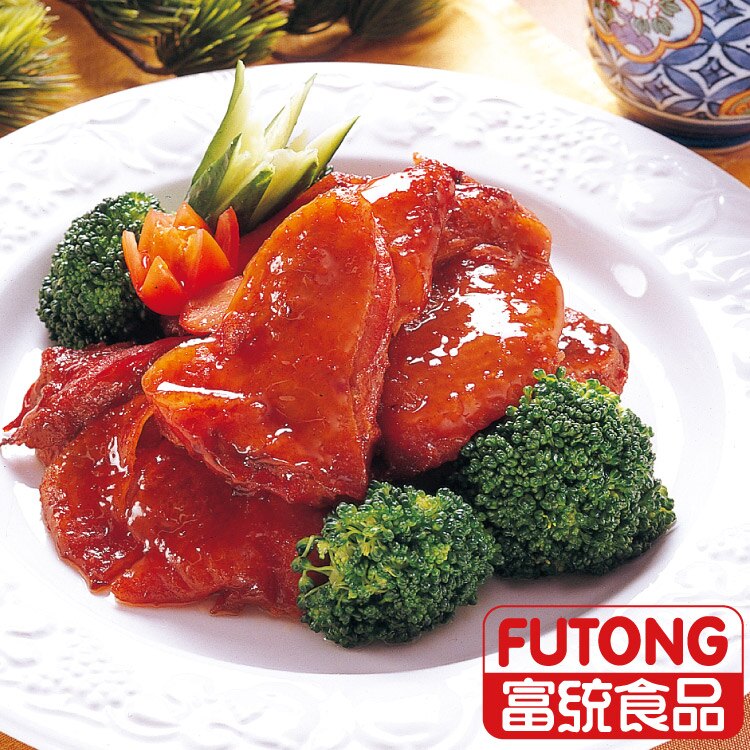 【富統食品】叉燒雞腿排1KG(約20片)《即期出清；效期至2019/10/07》