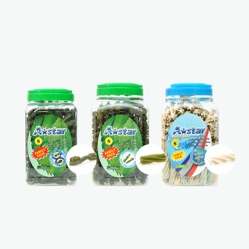 【A Star Bone阿曼特】家庭號 雙刷頭/五星螺旋 多效亮白五星螺旋/雙刷頭 潔牙骨 效期一年半以上