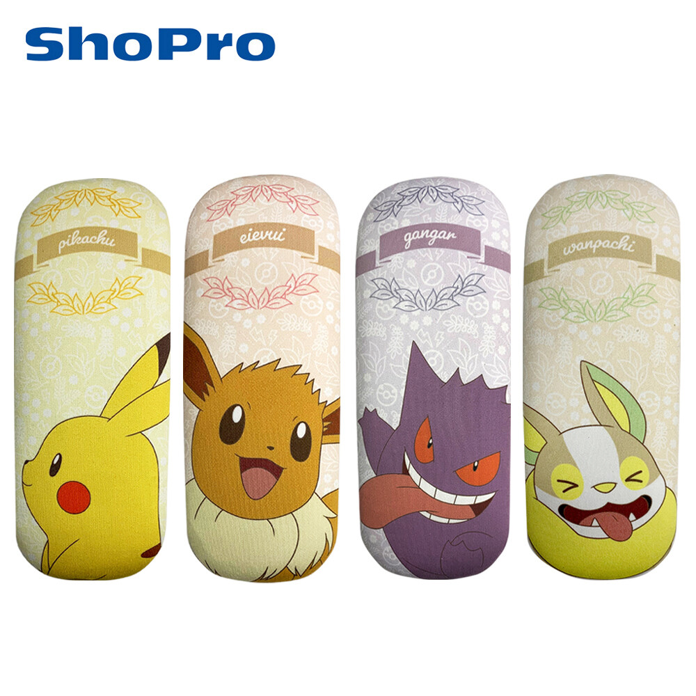 硬殼材質保護眼鏡 盒內為絨面 舒適觸感 內附同款拭鏡布*1 日本正版授權商品 圖片僅供參考產品以實際收到商品為準