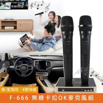 一對二麥克風獨立不干擾免配對 直接在麥克風上調整大小聲 可以插線輸出輸入連結擴大機