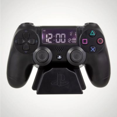 PS4 手把造型鬧鐘 官方授權商品 LCD背光顯示屏