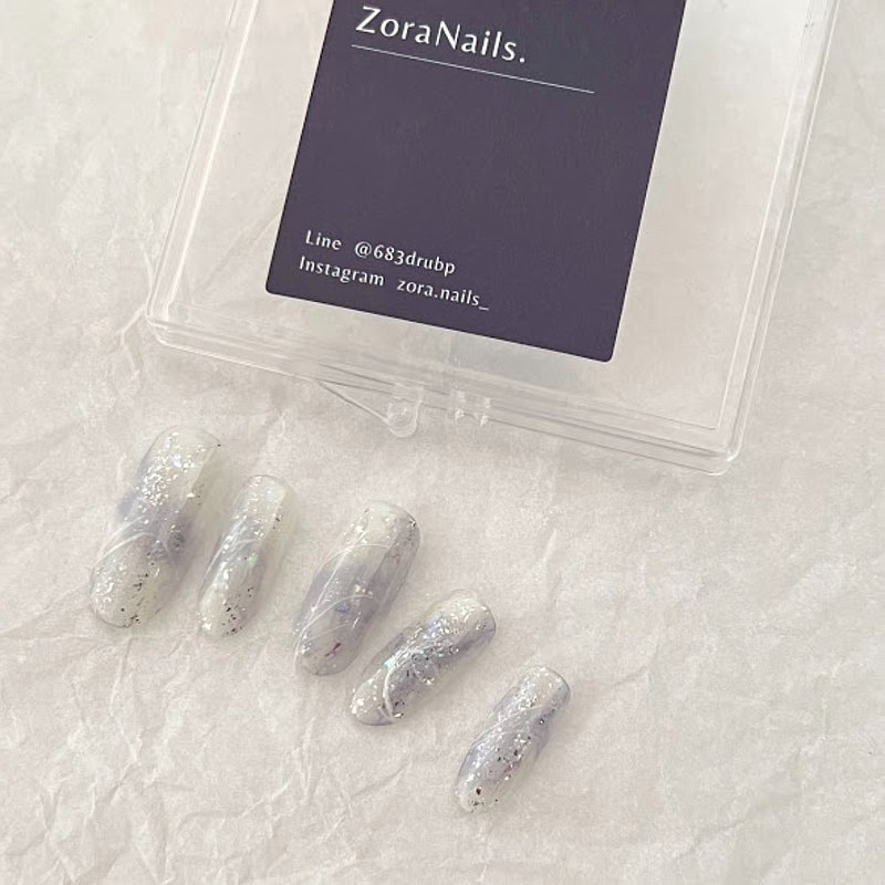 【Zoranails X Angelady 聯名系列 【G02】流星雨】手工穿戴甲