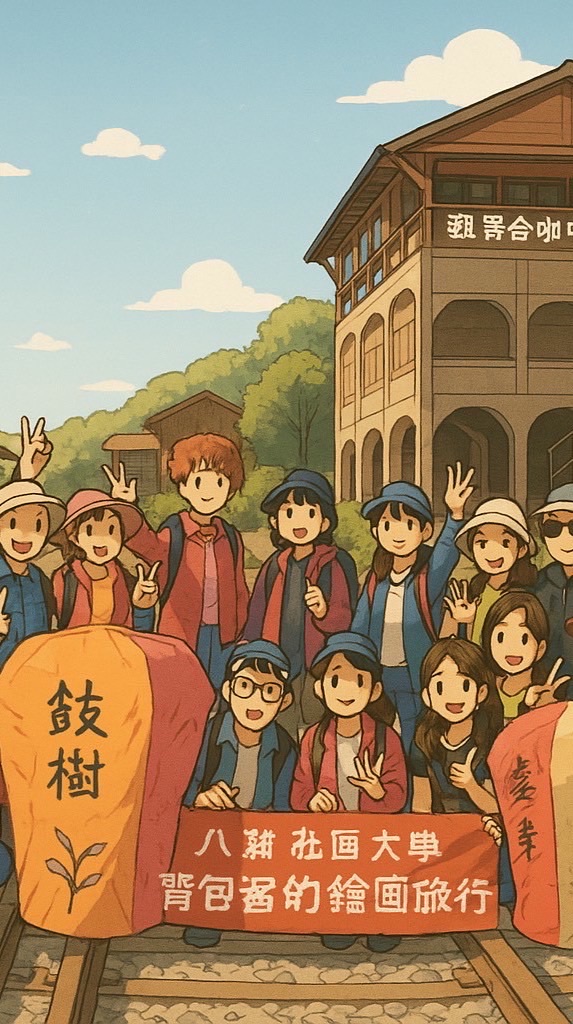 影片背包客的繪畫旅行