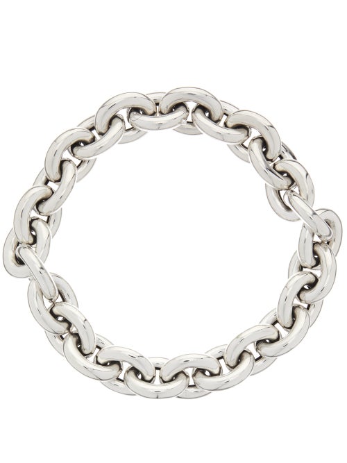 Bottega Veneta - This sterling silver necklace was one of many chunky jewellery designs that debuted