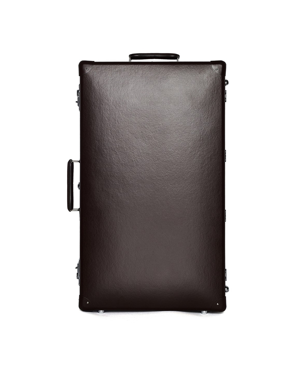 包袋，Globe Trotter，棕色Original 30英寸手提箱，材料：78％碳纖維14％皮革5％金屬3％棉，這款棕色的Trotter Original手提箱基於最早的可追溯到1897年的模型。