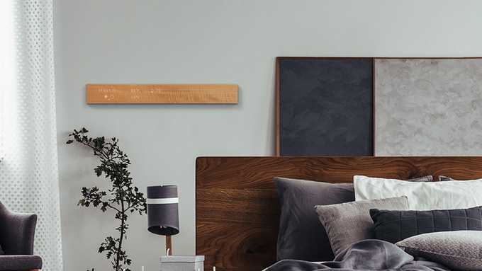 科技也可以很溫暖，隱藏在木板中的螢幕Mui串起智慧居家裝置