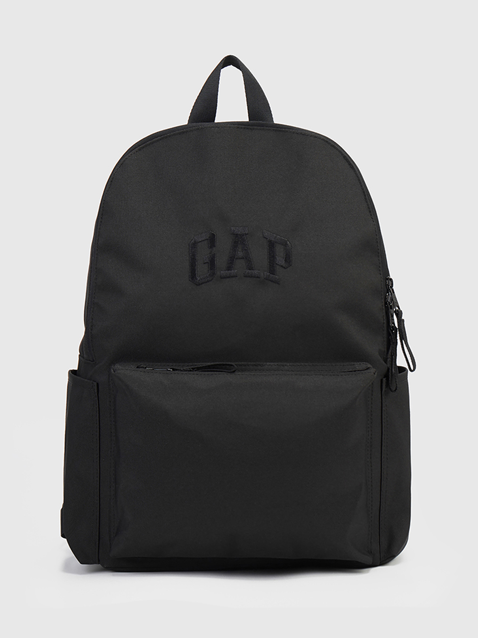 男女同款 Logo尼龍休閒後背包-黑色