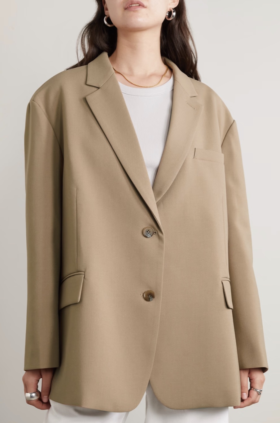 FRANKIE SHOP Bea crepe blazer