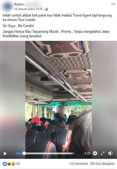 contoh teks tour guide dalam bus