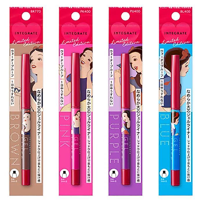 白雪公主限量版一筆就能畫出完美眼線內含獨家「光澤液體質地」筆芯在接觸眼部肌膚瞬間緊密服貼完美抗暈染不脫妝，眼神超帶電