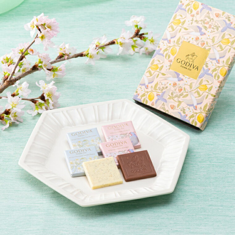 日本限定2023限量版GODIVA櫻花季巧克力－展翅飛翔畢業禮物巧克力片-可留言卡片式禮盒珍藏版最後1