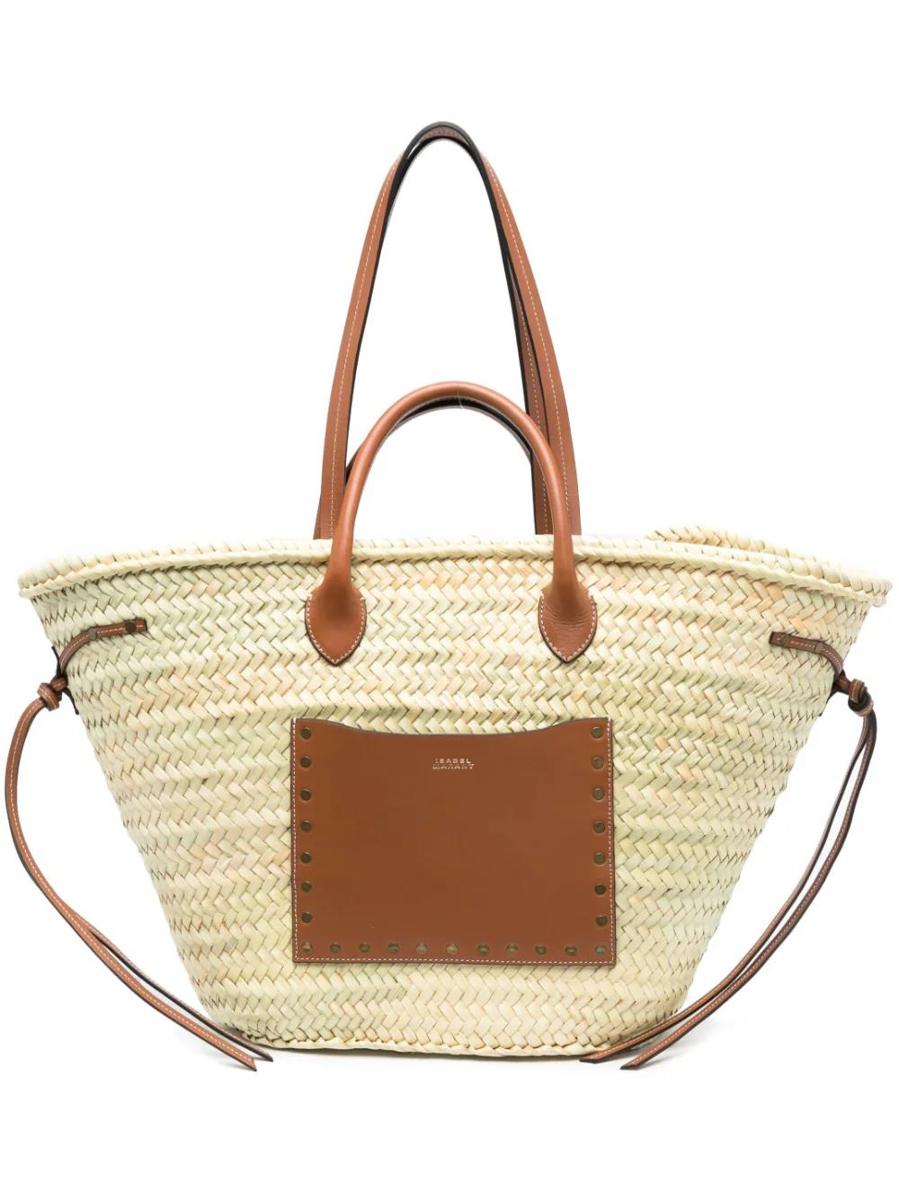 ISABEL MARANT Cadix woven beach bag