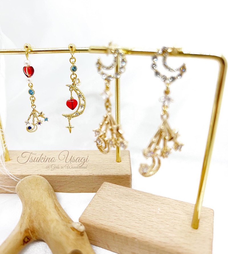 | Salior Moon | 美少女戰士月野兔 • 鋯石奢華耳飾 • 925耳針