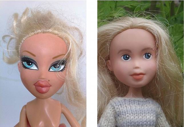 Gini Wajah Boneka Bratz Kalo Mereka Nggak Pakai Make-Up