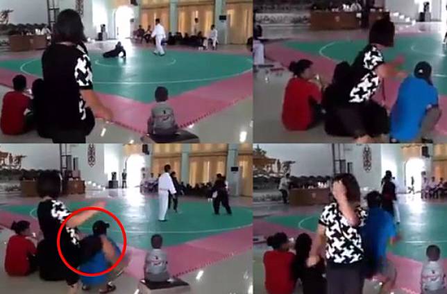 Video Emak-emak Nonton Anaknya Tanding Silat Jadi Viral, Lihat Ulahnya yang Bikin Ngakak