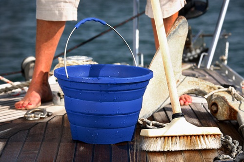 水桶收納、摺疊水桶、清潔用具