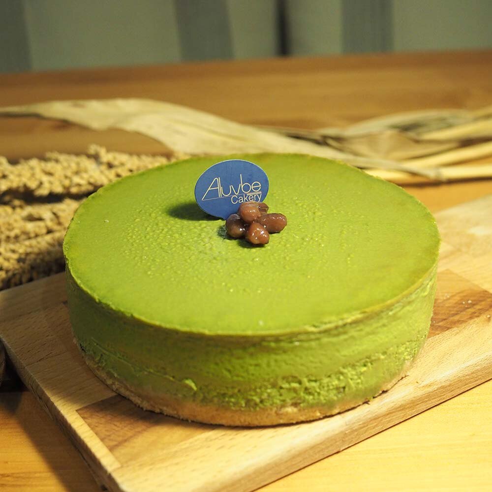 艾樂比 【小山園抹茶重乳酪蛋糕】 6吋 抹茶 重乳酪 小山園抹茶 生日蛋糕 aluvbe