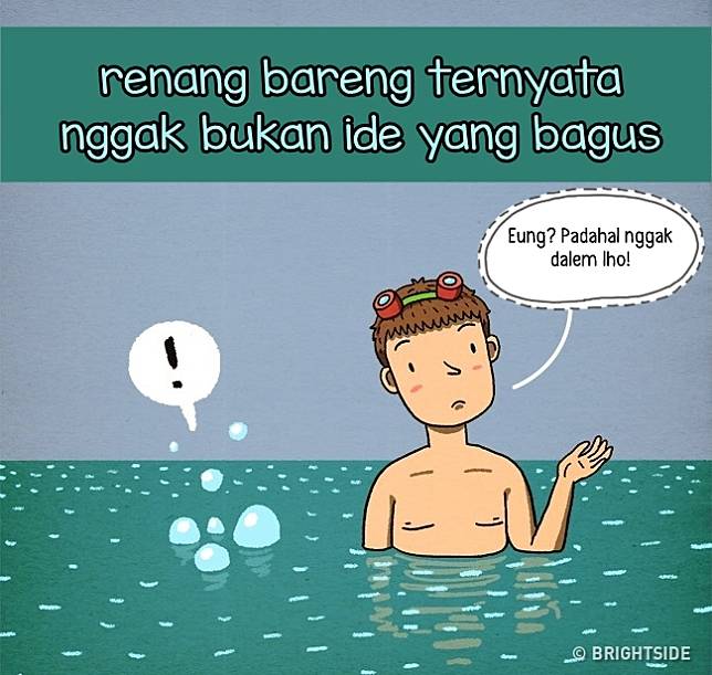 10 Ilustrasi Tunjukkan Rempongnya Punya Pasangan Tinggi, Kamu Juga?