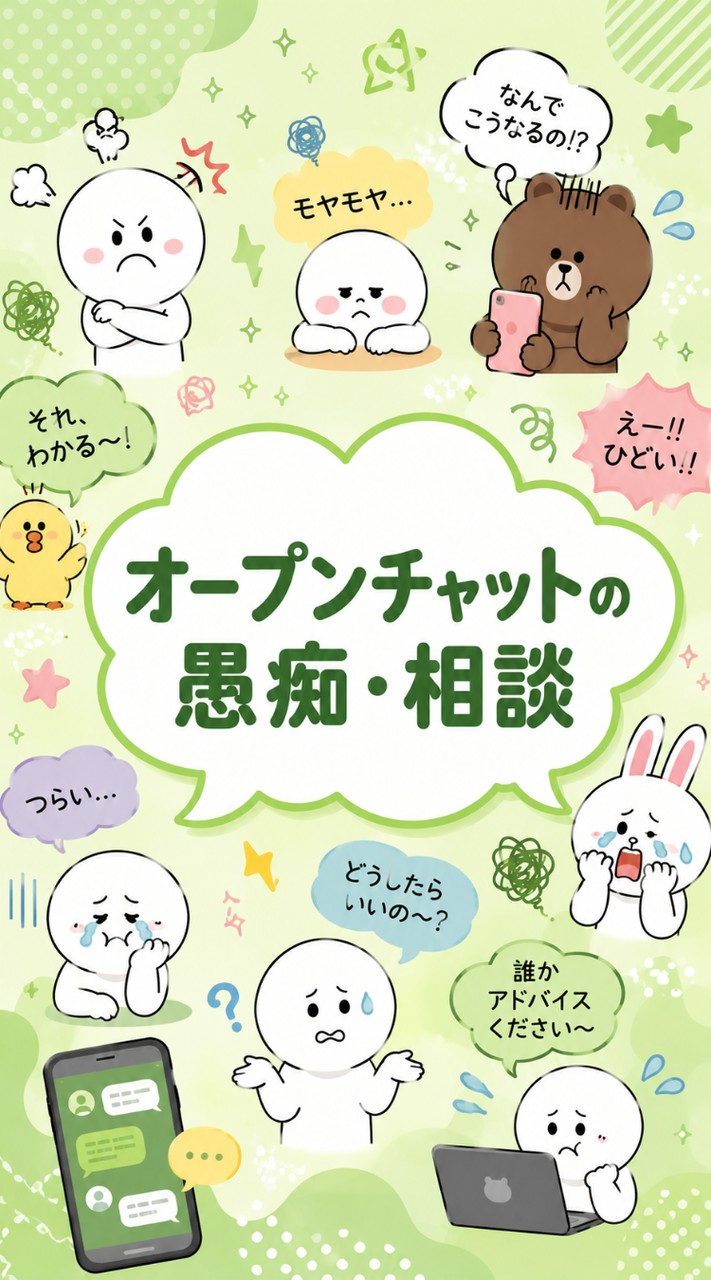 オープンチャットの愚痴・相談