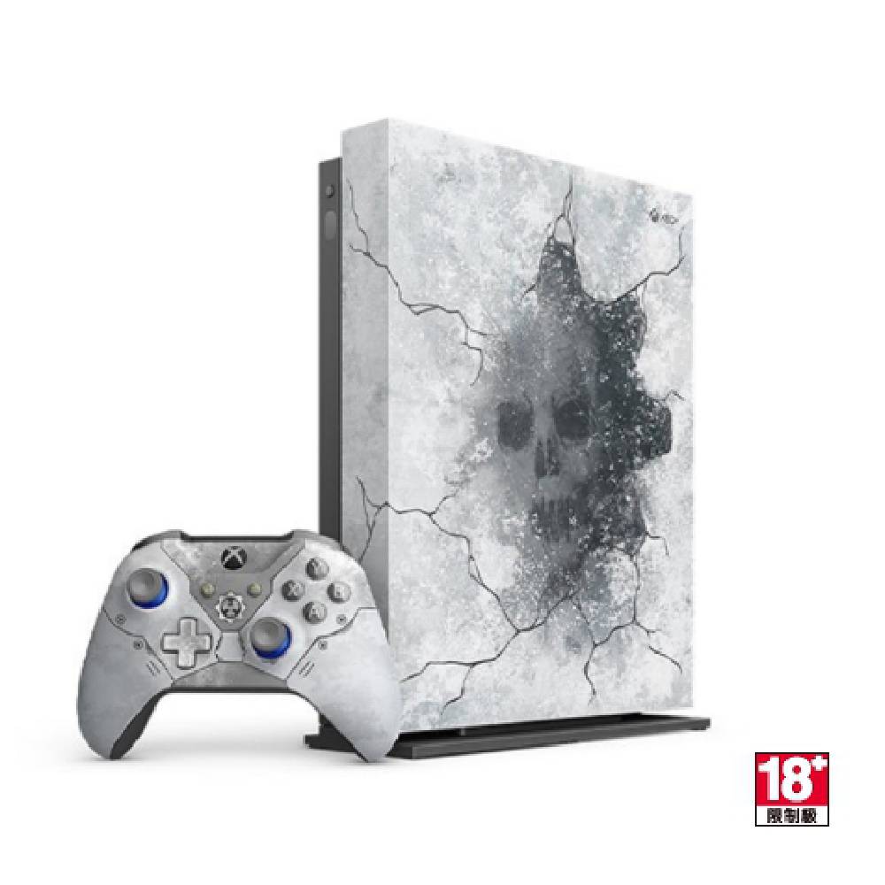 *在 Xbox One X 永遠不用單打獨鬥 *擁有 Xbox One X Gears 5 限量版同捆 *透過沉浸在冰和雪的 Crimson Omen 的主機中呈現 Gears 世界 *此同捆還包含 