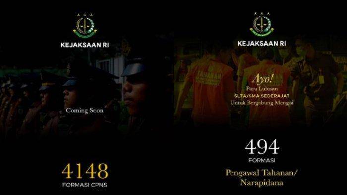 14 Formasi Cpns Kejaksaan 2021 Mulai Sma Hingga S1 Lengkap Berikut Alur Pendaftaran Cpns 2021 Tribunnews Com Line Today