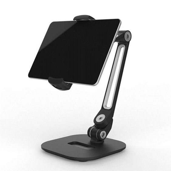 韓國RingkeiPad支架手機平板電腦通用桌面直播支撐架床上床頭用懶人多功能旋轉創意夾蘋果華為萬能