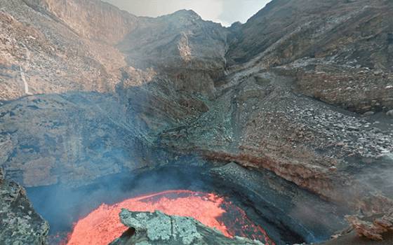 Canggih! Kini Kamu Bisa Melihat Isi Gunung Berapi di Google Street View