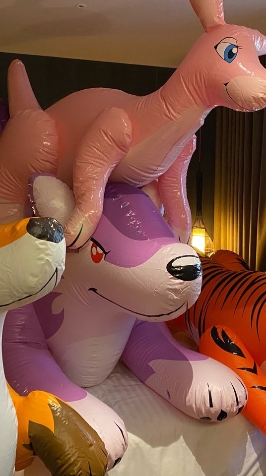 inflatable toy club