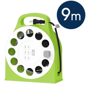 過載自動斷電總開關 線軸過熱自動斷電保護 下陷式開關設計，可防止誤觸開關 專利捲線軸構造，好拉好收不卡卡 高導率4N級無氧銅+耐熱雙絕緣線材 大力矩雙面夾持刃座 機身主體採高耐熱防火PC材質 安全耐摔