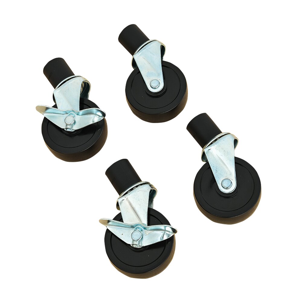 【618購物節】推車輪/層架專用配件輪/二活二煞輪【配件類】75mm插梢式加強型鐵板工業輪 dayneeds