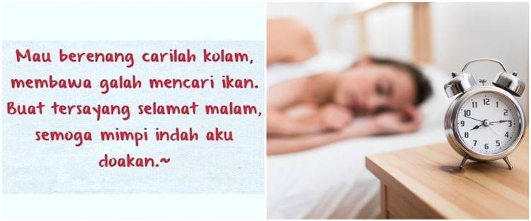 75 Pantun ucapan selamat tidur buat pacar, manis dan romantis 