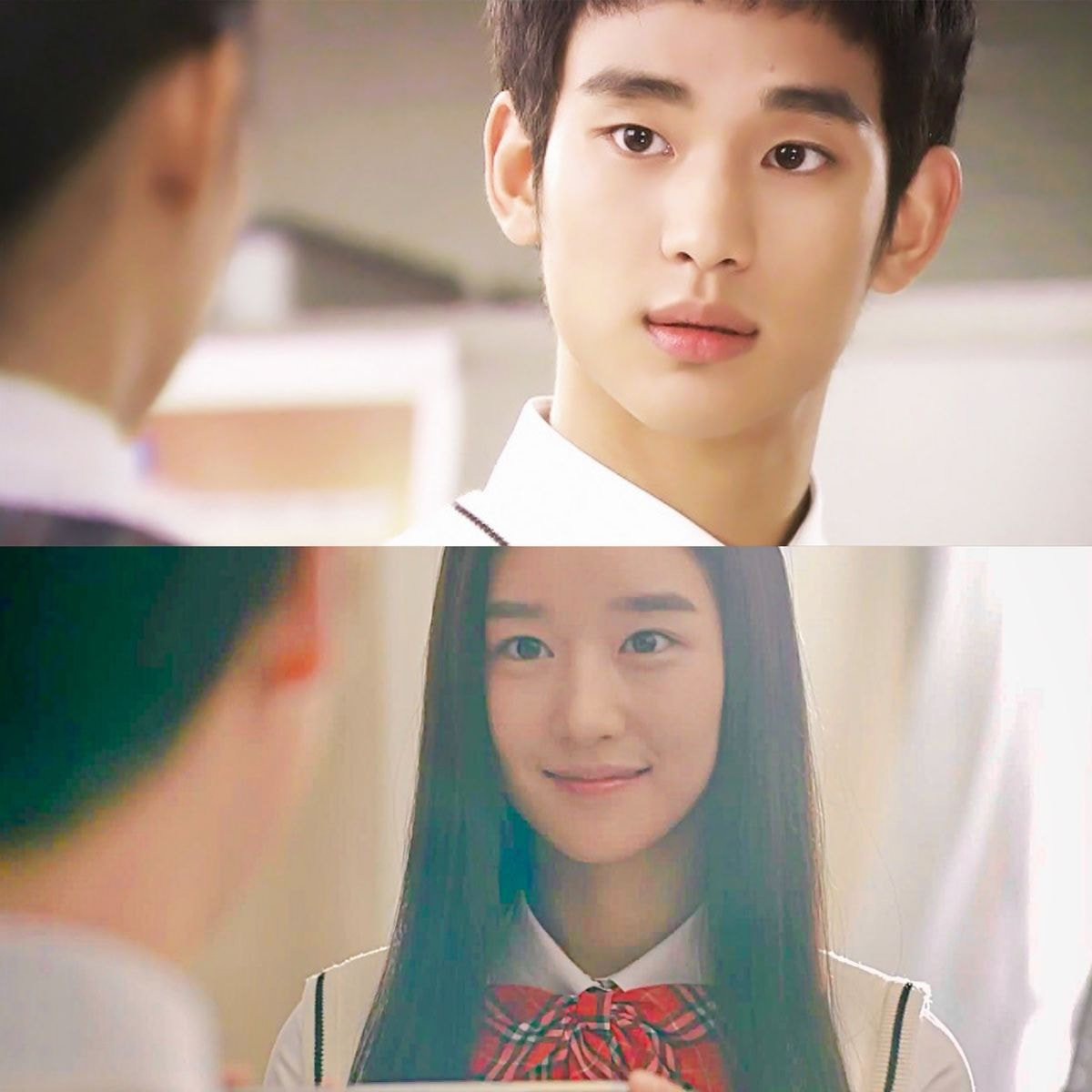 《雖然是精神病但沒關係》金秀賢&徐睿知校服合成照，滿滿初戀感！