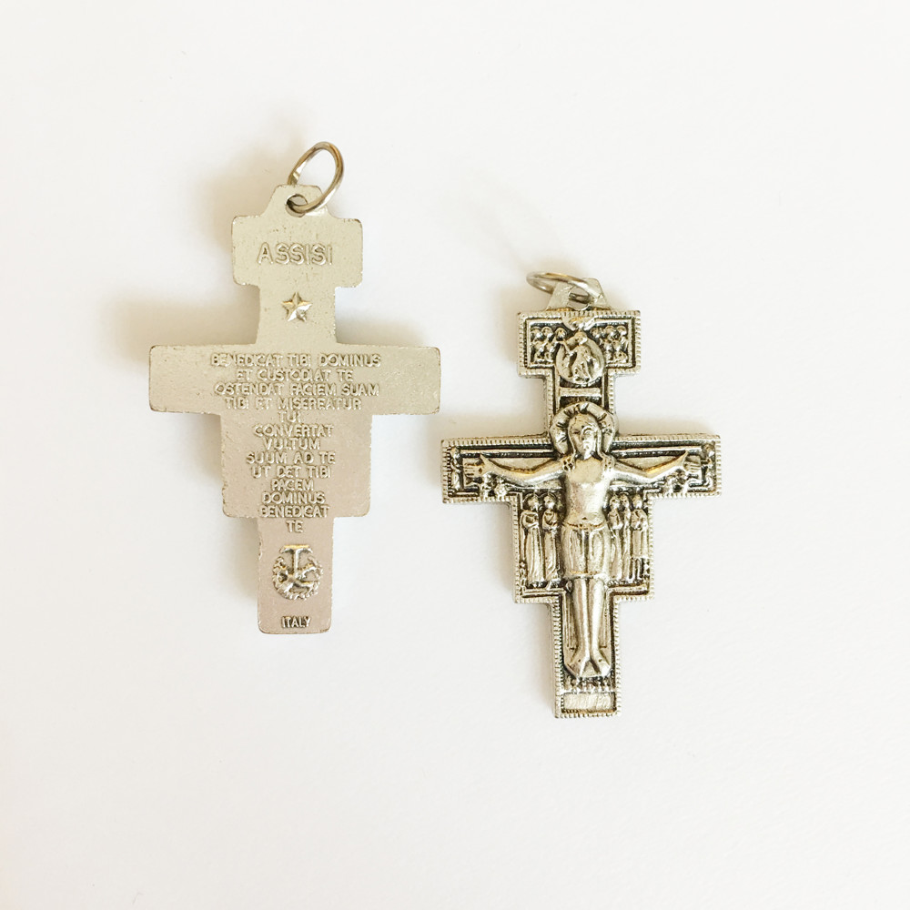 【JesusArt】天主教聖物 義大利進口 聖方濟 耶穌苦像十字架 泰澤祈禱