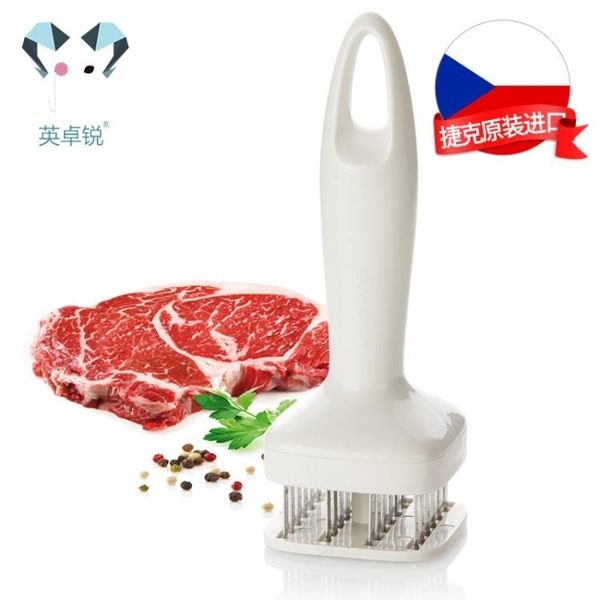 鬆肉針 英卓銳牛肉敲打錘斷筋刀家用鬆肉器扎肉器扎肉器鬆肉針牛排錘肉針7/30