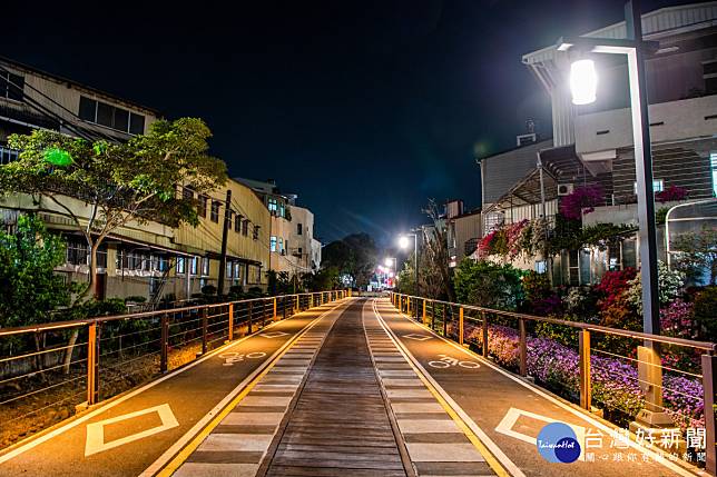 嘉油鐵馬道第一工區「世賢路站－民生南路站」將於3月1日開放使用／嘉義市府提供