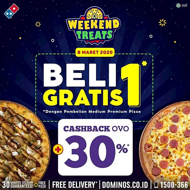 Dominos Pizza Promo Beli 1 Gratis 1 Dominos Pizza Line Today