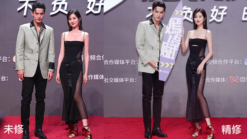 女星紅毯造型未修vs精修7：喬欣