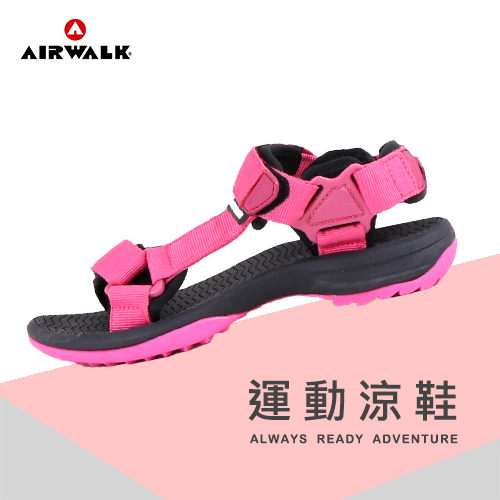 女款 AIRWALK 夏日色彩Y字兩用休閒涼鞋 後跟可拆兩穿 特殊三角深溝紋防滑大底 休閒運動涼鞋 59鞋廊