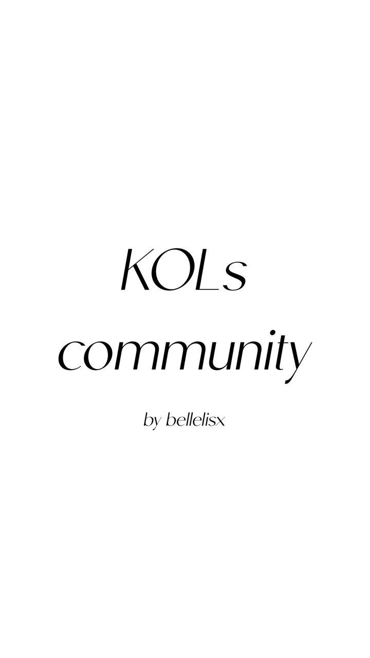 KOLs community ⟢