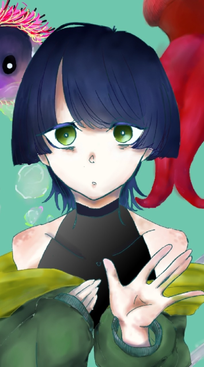 私が描いた、推しを見ろ。.*.:≡(　ε:)
