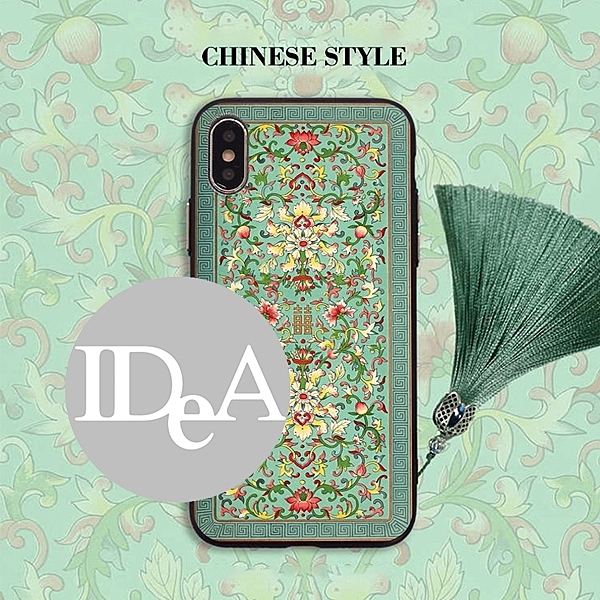 彩繪保護殼n宮廷花紋