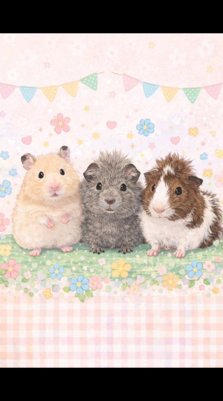 3匹のこねずみ🐹🐨🐹