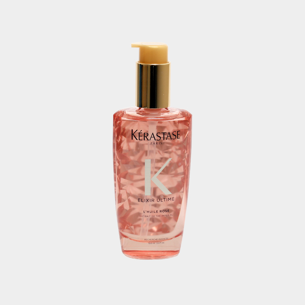 KERASTASE 花漾粉 金緻柔馭露 100ml 添加東方白毫銀針精萃及精油，零油膩感 清爽無負擔， 快速深入髮芯。 富含維他命E抗氧化成分，有效撫平秀髮，抵禦傷害。