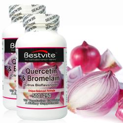 【美國BestVite】必賜力洋蔥萃取物含槲黃素膠囊2瓶組 (120顆*2瓶)