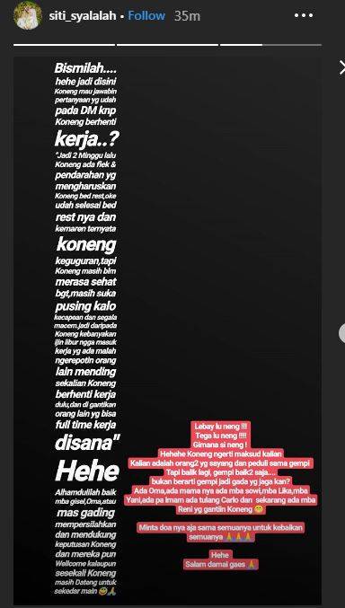 Alasan Koneng mengundurkan diri